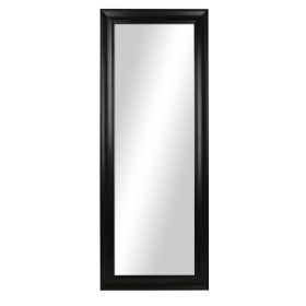 27x70 Black Rectangle Large Full-Length Floor Mirror for Bedroom or