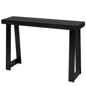 46 in Console Table, Modern Desk Behind the Couch, Wooden Rectangle Entrance Desk, Narrow Long Sofa Table Accent Stand for Hallway, Bedroom